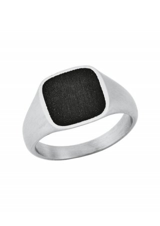 s.Oliver Siegelring mit Schmuckstein - silber