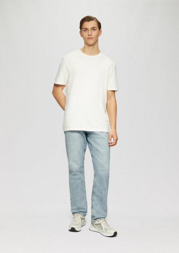s.Oliver Jeans Pete / Regular Fit / Mid Rise / Straight Leg - hellblau