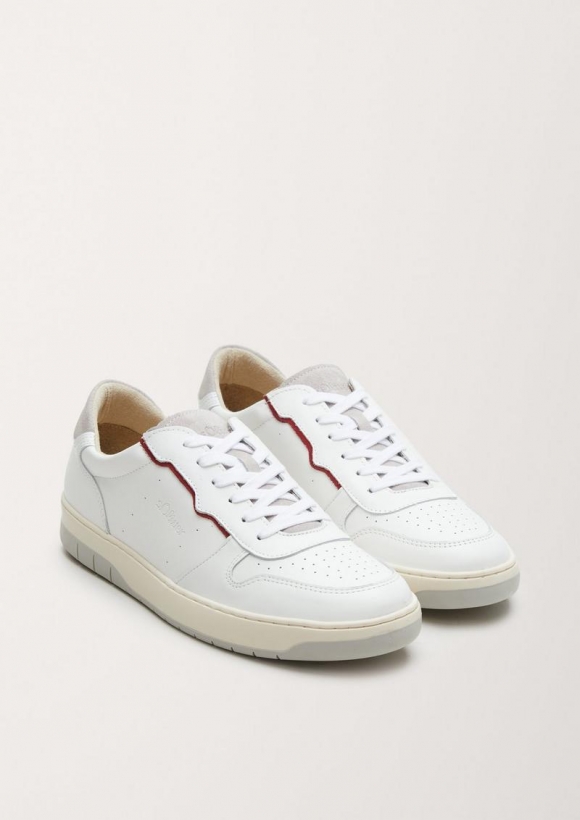 s.Oliver Sneaker aus Echtleder - weiß