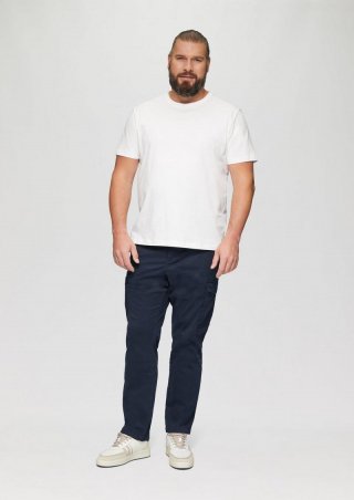 s.Oliver Cargohose aus Baumwollstretch im Relaxed Fit - navy