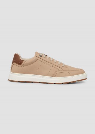 s.Oliver Sneaker im Materialmix - braun
