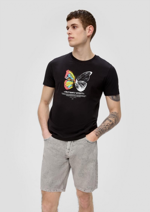 s.Oliver Bermuda Jeans John / Regular Fit / Mid Rise / Straight Leg - hellgrau