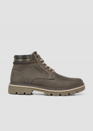 s.Oliver Stiefel mit Schnürung - braun