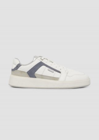 s.Oliver Sneaker mit Kontrast-Details - weiß