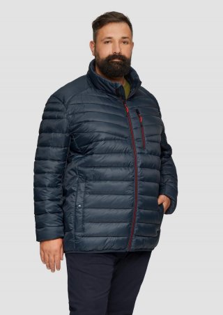 s.Oliver Wasserabweisende Steppjacke aus recyceltem Polyester - dunkelblau