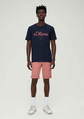 s.Oliver Austin: Bermuda aus Baumwollstretch - papaya