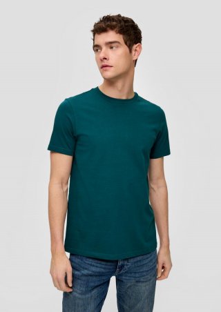 s.Oliver T-Shirt mit Rundhalsausschnitt - petrol