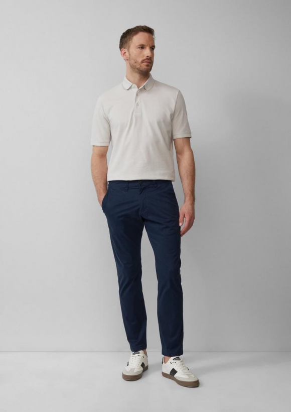 s.Oliver Chino aus feinem Baumwollstretch - navy