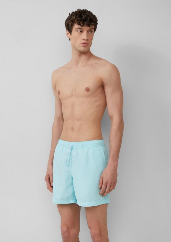 s.Oliver Badeshorts mit Tunnelzug und Eingrifftaschen - türkis