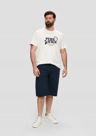 s.Oliver Bermuda-Hose aus Baumwollstretch im Relaxed Fit - navy