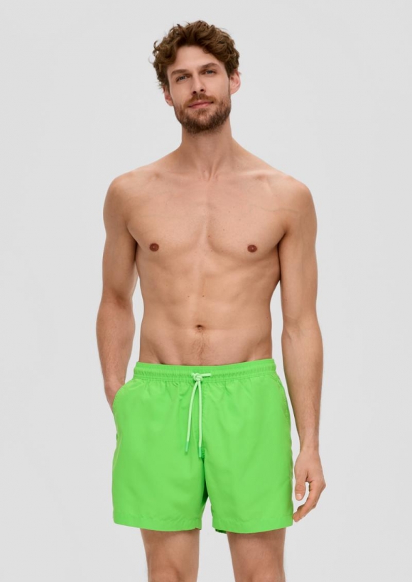 s.Oliver Badeshorts mit Eingrifftaschen - limettengrün