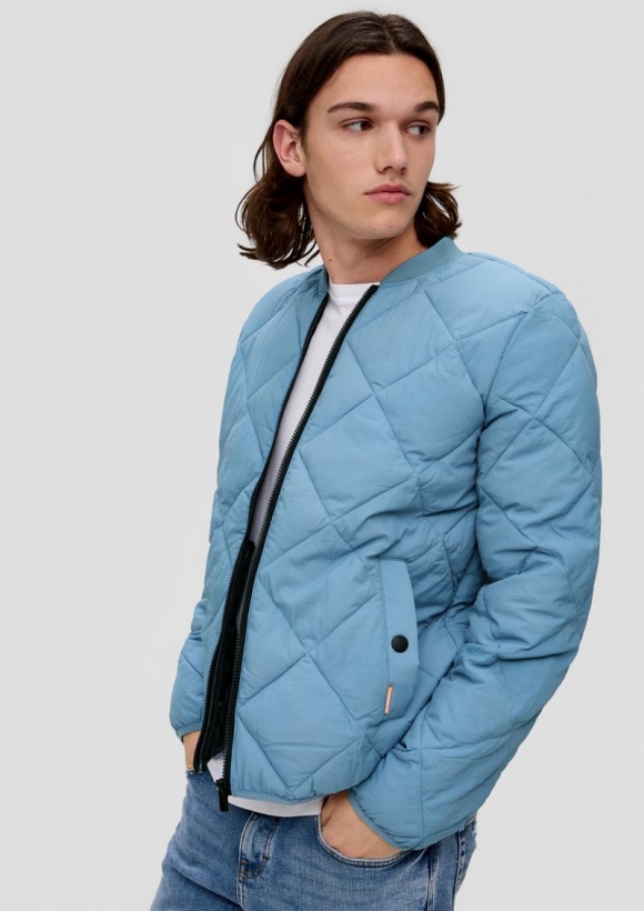 s.Oliver Leichte Steppjacke im Blouson-Stil - blassblau