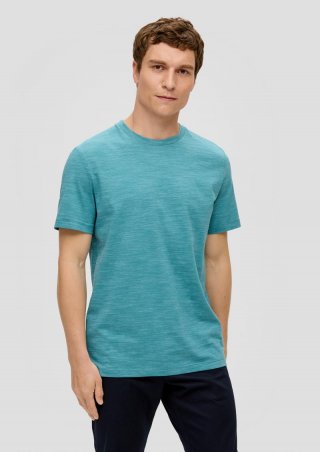 s.Oliver T-Shirt mit Crew Neck - türkis