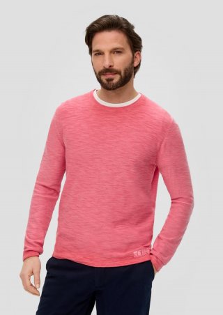 s.Oliver Strickpullover mit Rollsaum - koralle