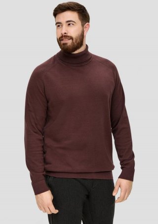 s.Oliver Rollkragenpullover aus Baumwolle - lila