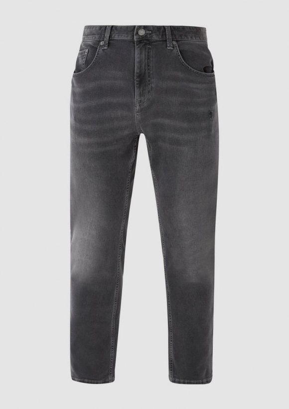 s.Oliver Jeans Casby / Relaxed Fit / Mid Rise / Straight Leg - anthrazit