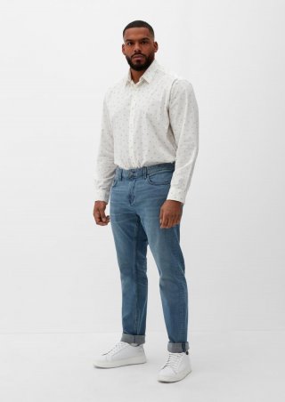 s.Oliver Jeans Casby / Relaxed Fit / Mid Rise / Straight Leg - ozeanblau