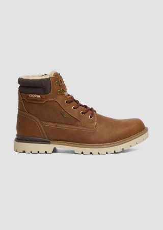 s.Oliver Stiefel - cognac