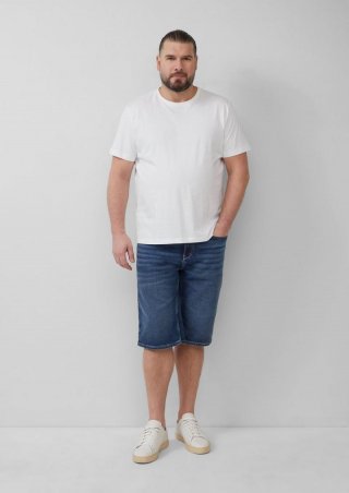 s.Oliver Jeans-Shorts / Regular Fit / Mid Rise / Straight Leg - blau