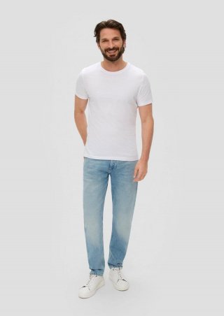 s.Oliver Jeans Mauro / Regular Fit / High Rise / Tapered Leg - blau
