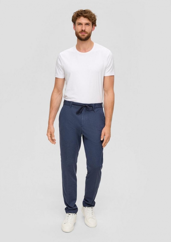 s.Oliver s.O JOGG: Anzughose im Slim Fit - tiefblau