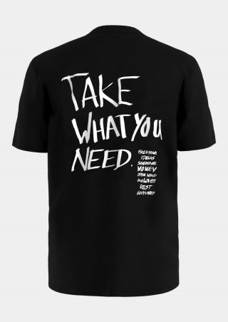 s.Oliver STREETS Kapsel T-Shirt aus schwerer Baumwolle mit Logo- und Rückenprint - schwarz
