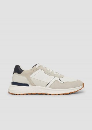 s.Oliver Sneaker mit Kontrast-Details - weiß
