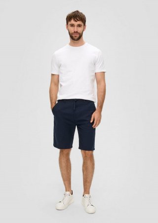 s.Oliver Bermuda aus Leinenmix - navy