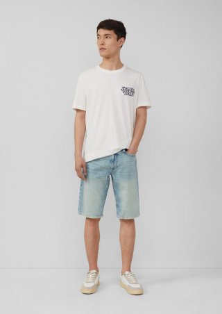 s.Oliver Bermuda-Jeans / Regular Fit / Mid Rise - blau
