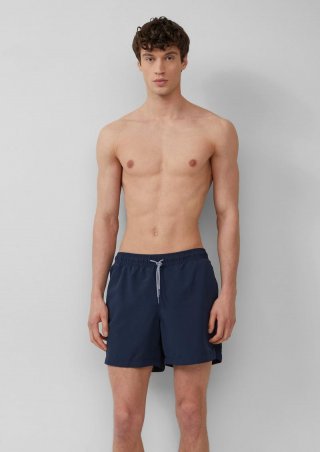 s.Oliver Badeshorts mit Tunnelzug und Eingrifftaschen - tiefblau