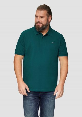 s.Oliver Poloshirt aus Baumwollpiqué - petrol