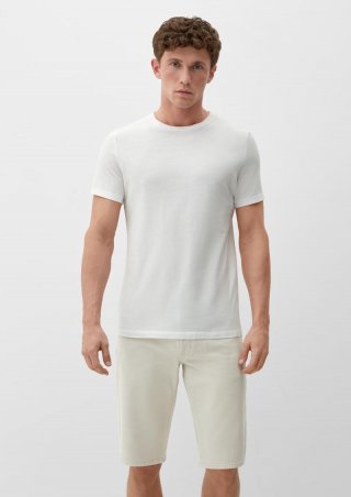 s.Oliver Jeans / Regular Fit / High Rise / Straight Leg - hellgrau