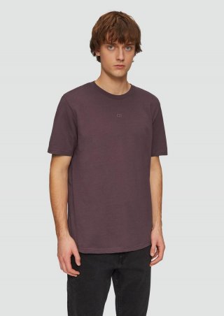 s.Oliver T-Shirt mit Logodruck - lavendel