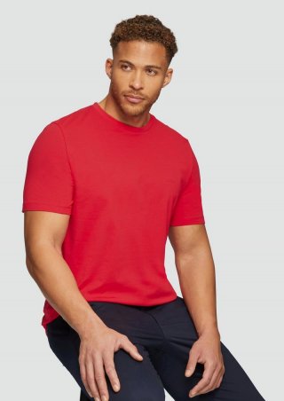 s.Oliver T-Shirt aus reiner Baumwolle - rot