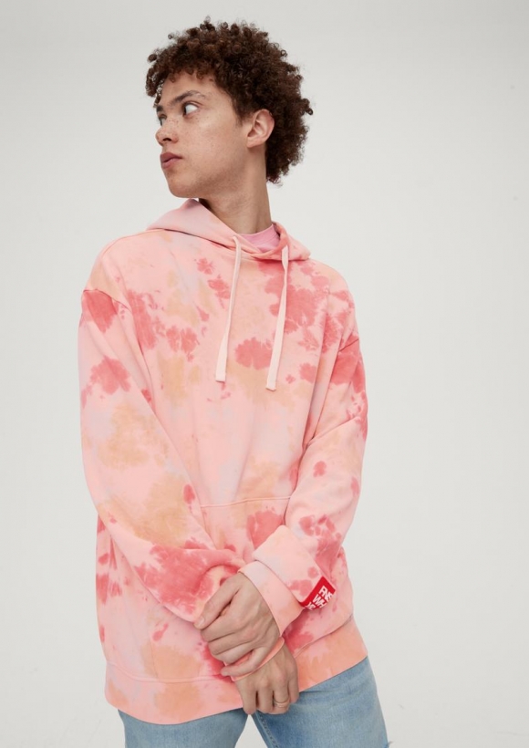 s.Oliver Sweathoodie aus Baumwolle - pink