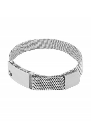 s.Oliver Edelstahl-Armband mit Kompass-Motiv - silber