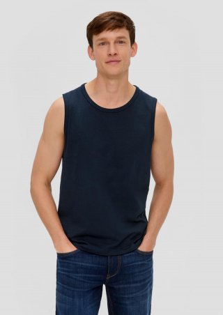 s.Oliver Tanktop im 2er-Pack - navy