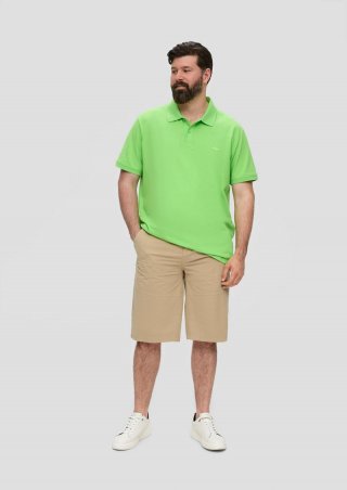 s.Oliver Bermuda-Hose aus Baumwollstretch im Relaxed Fit - sandstein