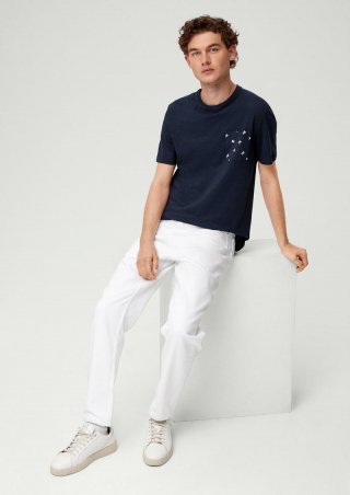 s.Oliver T-Shirt aus Baumwolle - navy