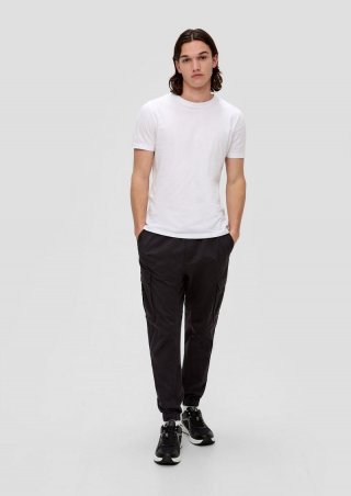 s.Oliver Slim Fit: Cargohose - dunkelgrau