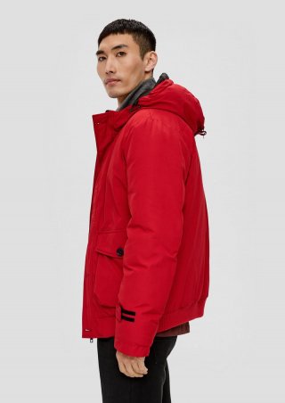 s.Oliver Jacke mit Pattentaschen - chilirot