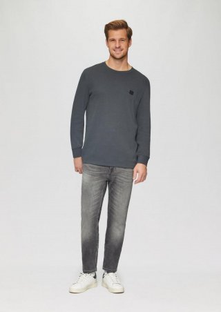 s.Oliver Jeans Nelio / Slim Fit / Mid Rise / Slim Leg / Hyper-Stretch - grau meliert