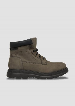 s.Oliver Stiefel aus Rindsleder - dunkelgrau