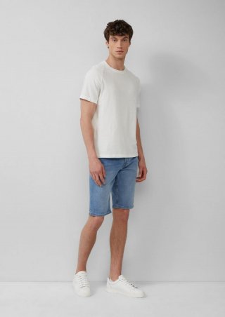 s.Oliver Bermuda-Jeans / Regular Fit / Mid Rise / Straight Leg - blau