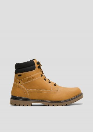 s.Oliver Gefütterte Tex-Boots - cognac