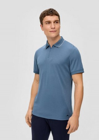 s.Oliver Poloshirt aus Modalmix - hellblau