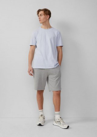 s.Oliver Sweat-Shorts mit Tunnelzug - grau meliert
