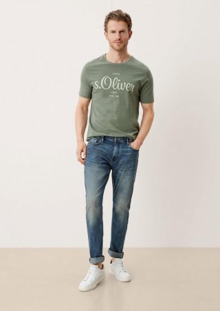 s.Oliver Jeans Keith / Slim Fit / Mid Rise / Slim Leg - himmelblau