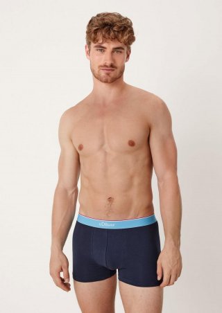 s.Oliver Boxershort im 3er-Pack - tiefblau