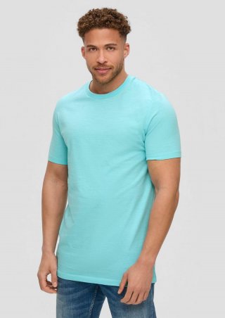 s.Oliver T-Shirt mit Rundhals-Ausschnitt - türkis